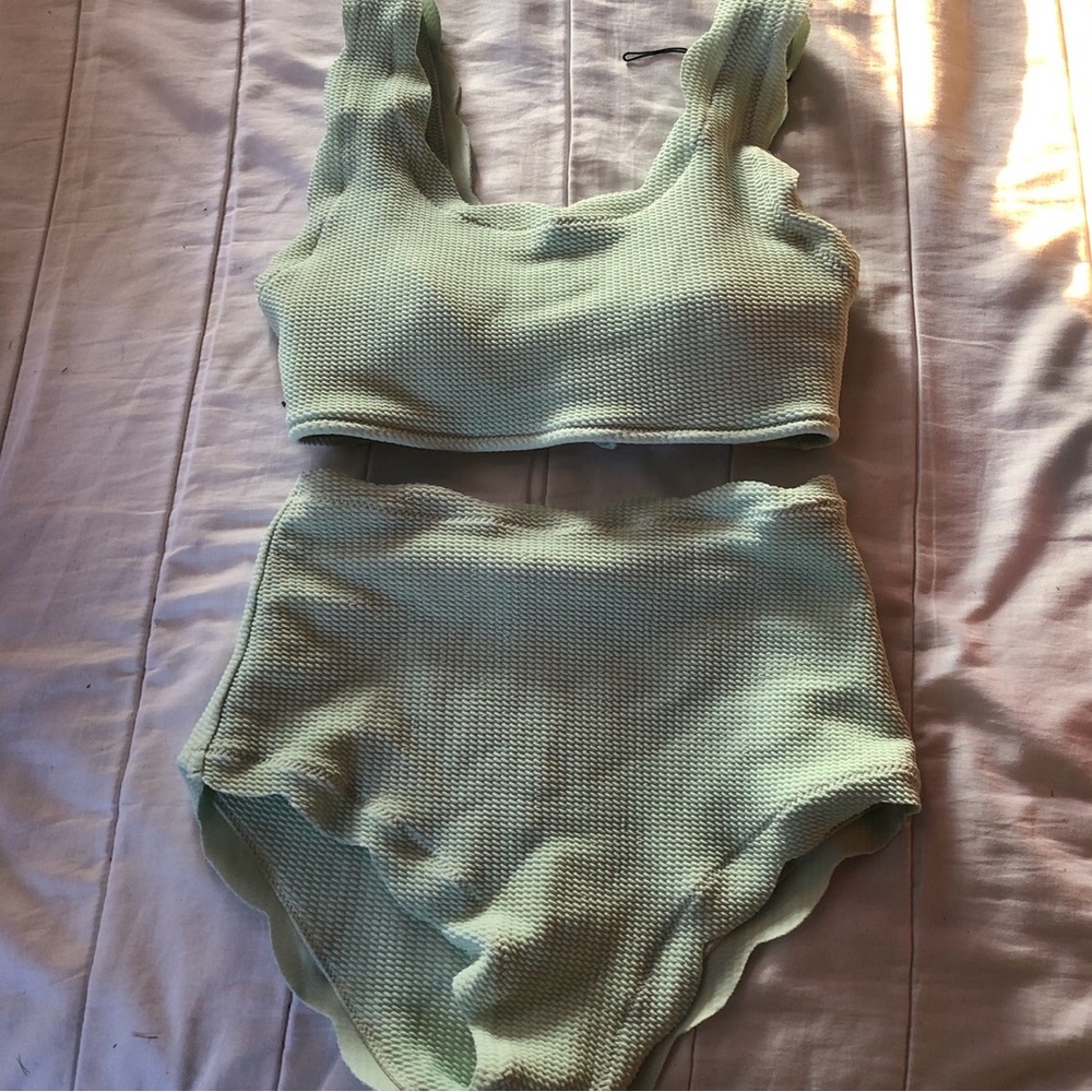 Mint green Zaful bikini